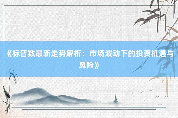 《标普数最新走势解析：市场波动下的投资机遇与风险》